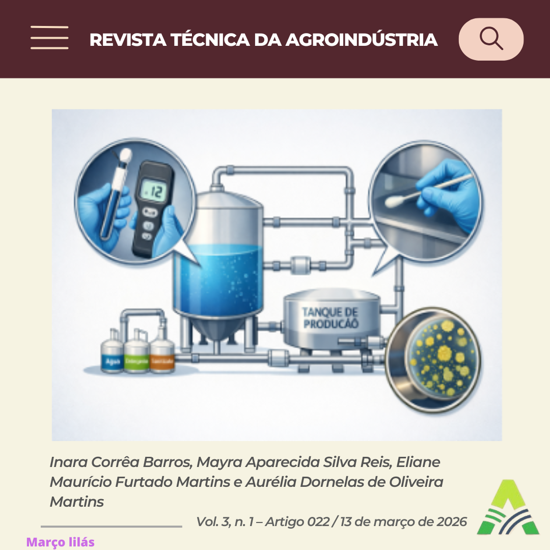 MONITORAMENTO DA HIGIENIZAÇÃO CIP: USO DE ATP E SWAB MICROBIOLÓGICO NA INDÚSTRIA DE ALIMENTOS